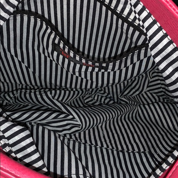 Just Fab Pink tote bag 13x 17” x 4.5 bottom - Picture 5 of 7